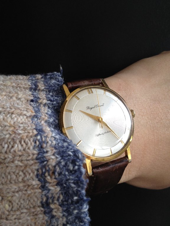 □ ORIENT RoyalOrient 19jewels 1959年（昭和34年）～ : 僕と猫と時計