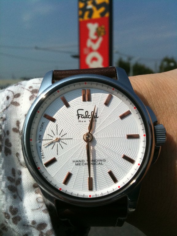 □FALCHI NEW YORK FB-097 HAND WINDING MECHANICAL ファルチ