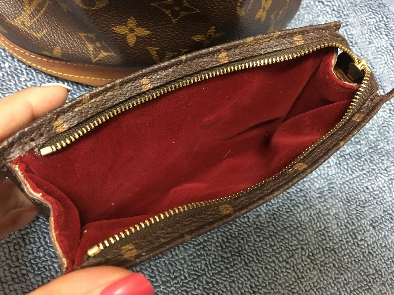 ルイヴィトンモノグラムミニバケット 内側張替 : M's革工房