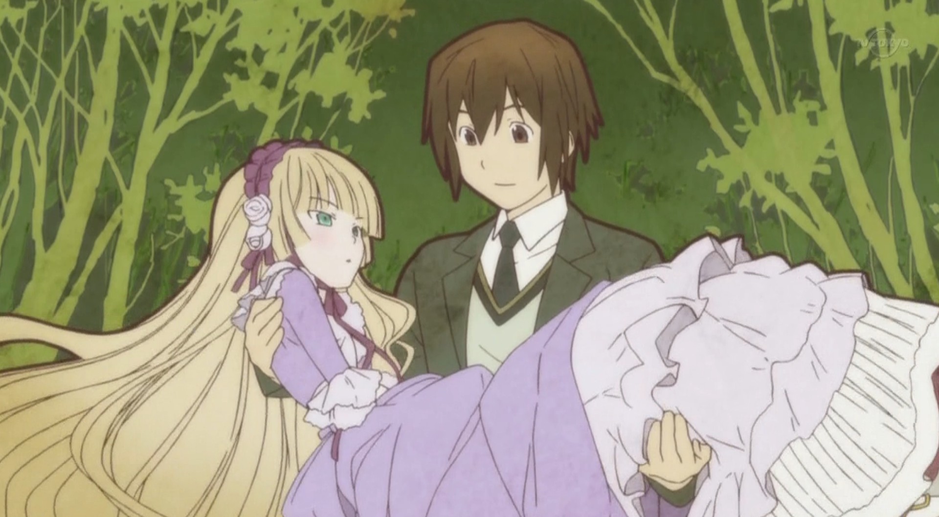 アニメ Gosick ゴシック 第1話 黒い死神は金色の妖精を見つける 所詮 すべては戯言なんだよ