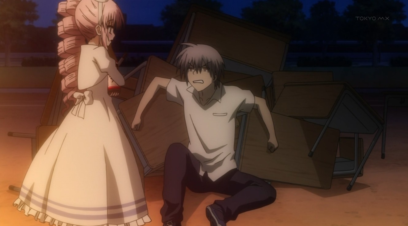 アニメ これはゾンビですか Of The Dead 第7話 うん 先生が最強だよ 所詮 すべては戯言なんだよ