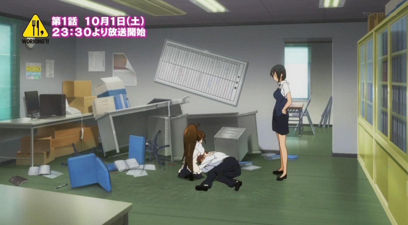 アニメ Working 第1話 ぽぷらの意地 所詮 すべては戯言なんだよ