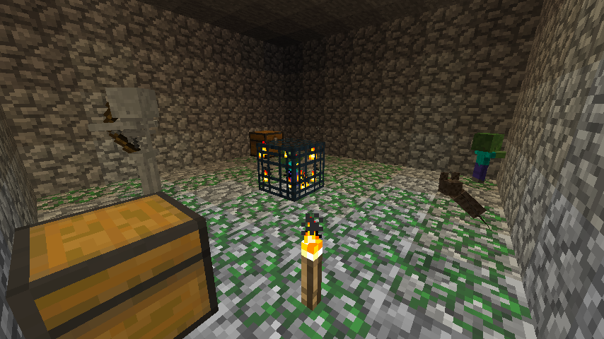 南砂漠地区の廃坑を攻略 4 いくらのマイクラ日記