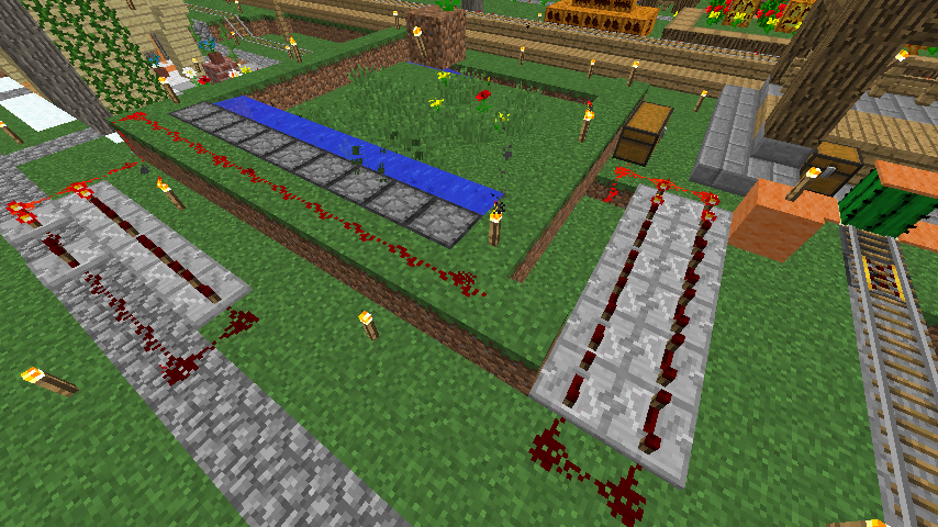 教会の裏に花園を作る 3 いくらのマイクラ日記 教会の裏に花園を作る 3 いくらのマイクラ日記