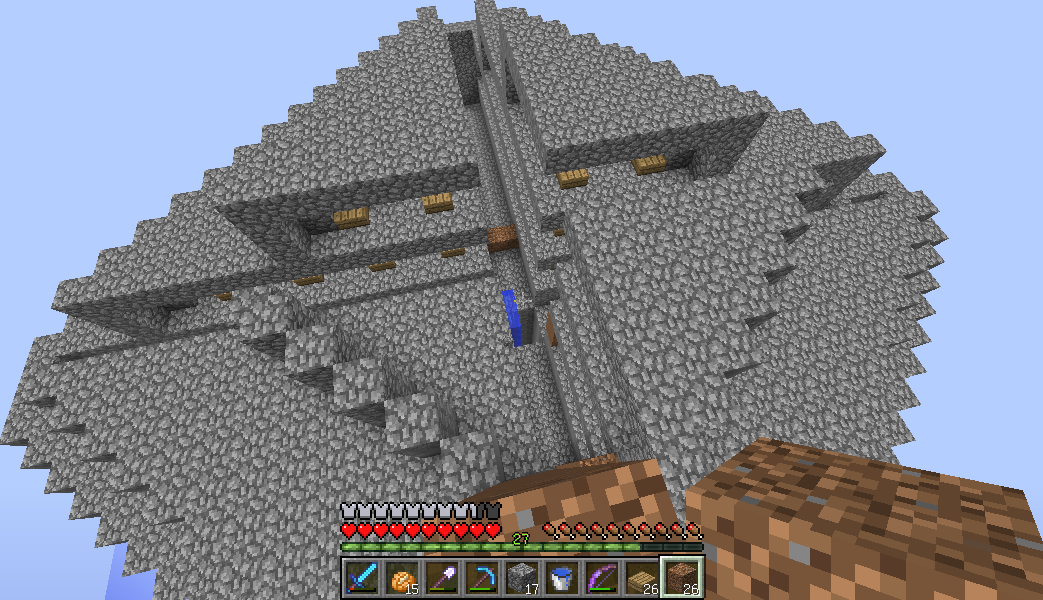 南砂諸島に天空トラップタワー レコード回収可 を作る いくらのマイクラ日記