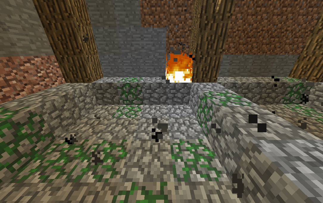 崖の中に温泉をつくる 1 いくらのマイクラ日記