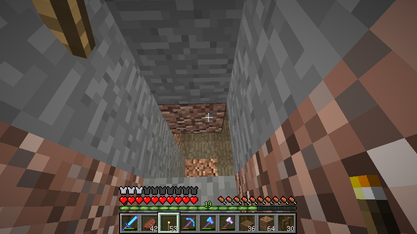 畑の地下を掘り掘り いくらのマイクラ日記