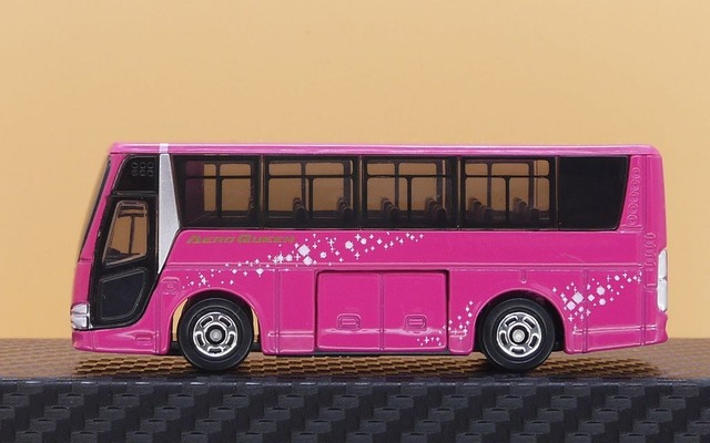 TOMI ディズニー 第2弾 三菱ふそうエアロクイーン＆ミッキー 5個 バス ミニカーショップ ケンボックス ディズニートミカ三菱ふそう