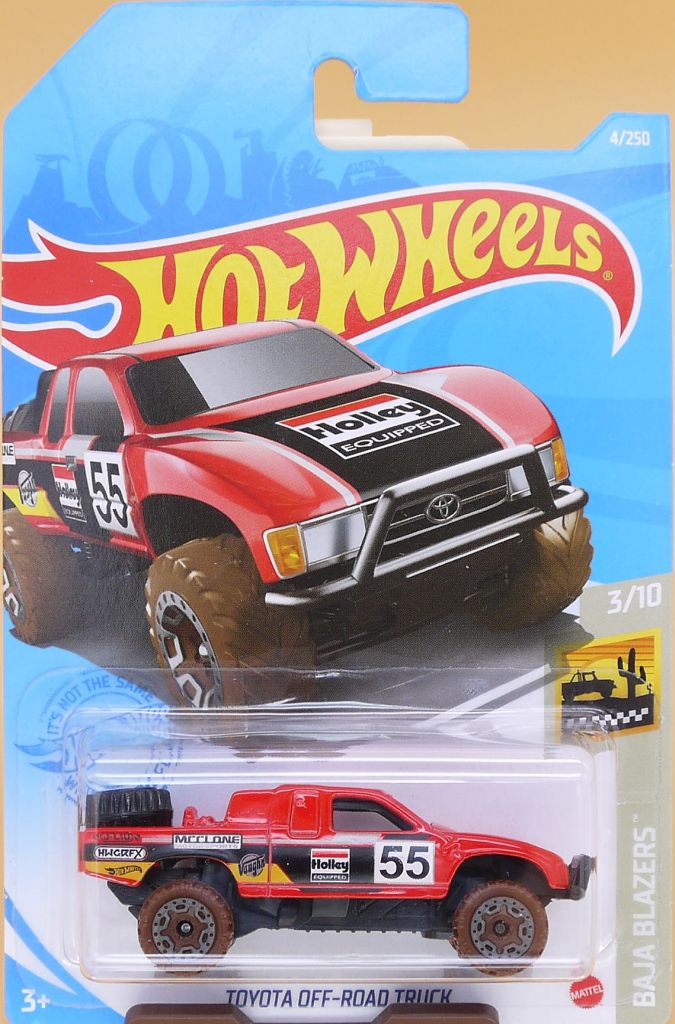 新品 ホットウィール バハ Baja オフロード ピックアップ トヨタ ミニカー