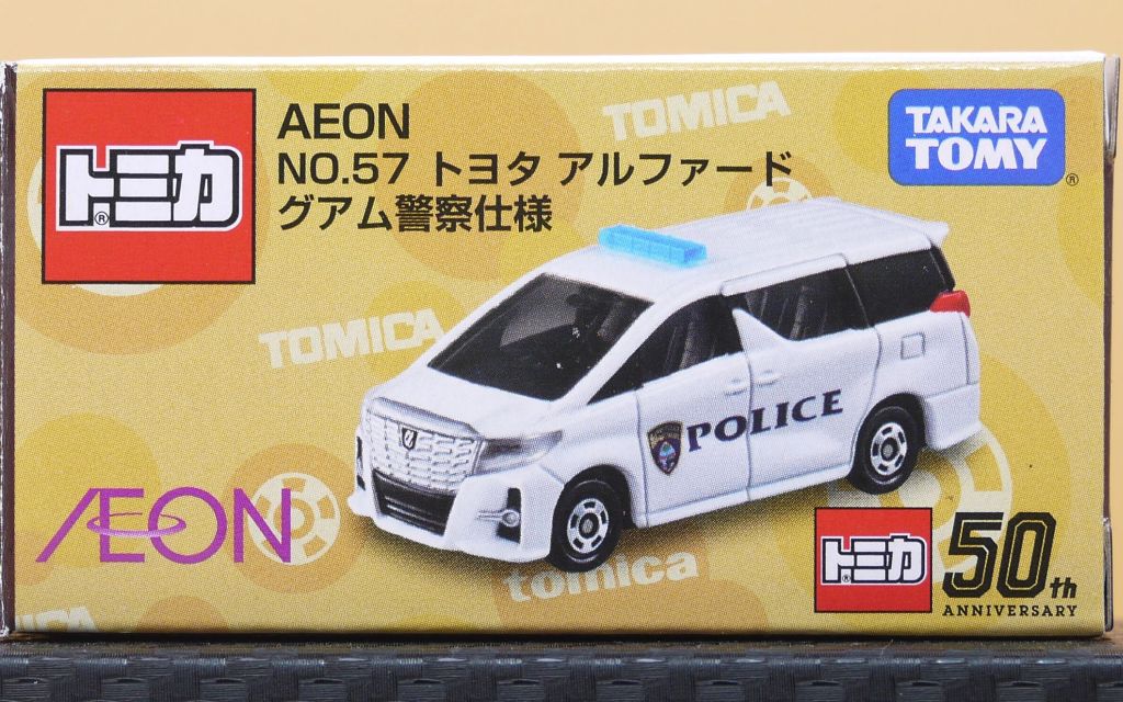 2021/7 トミカ No.012 トヨタ アルファード グアム警察仕様 イオン特注