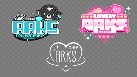 ARKSロゴ01_Y2K風 : PSO2 ／ NGSロゴ置き場【#ma7ロゴ】