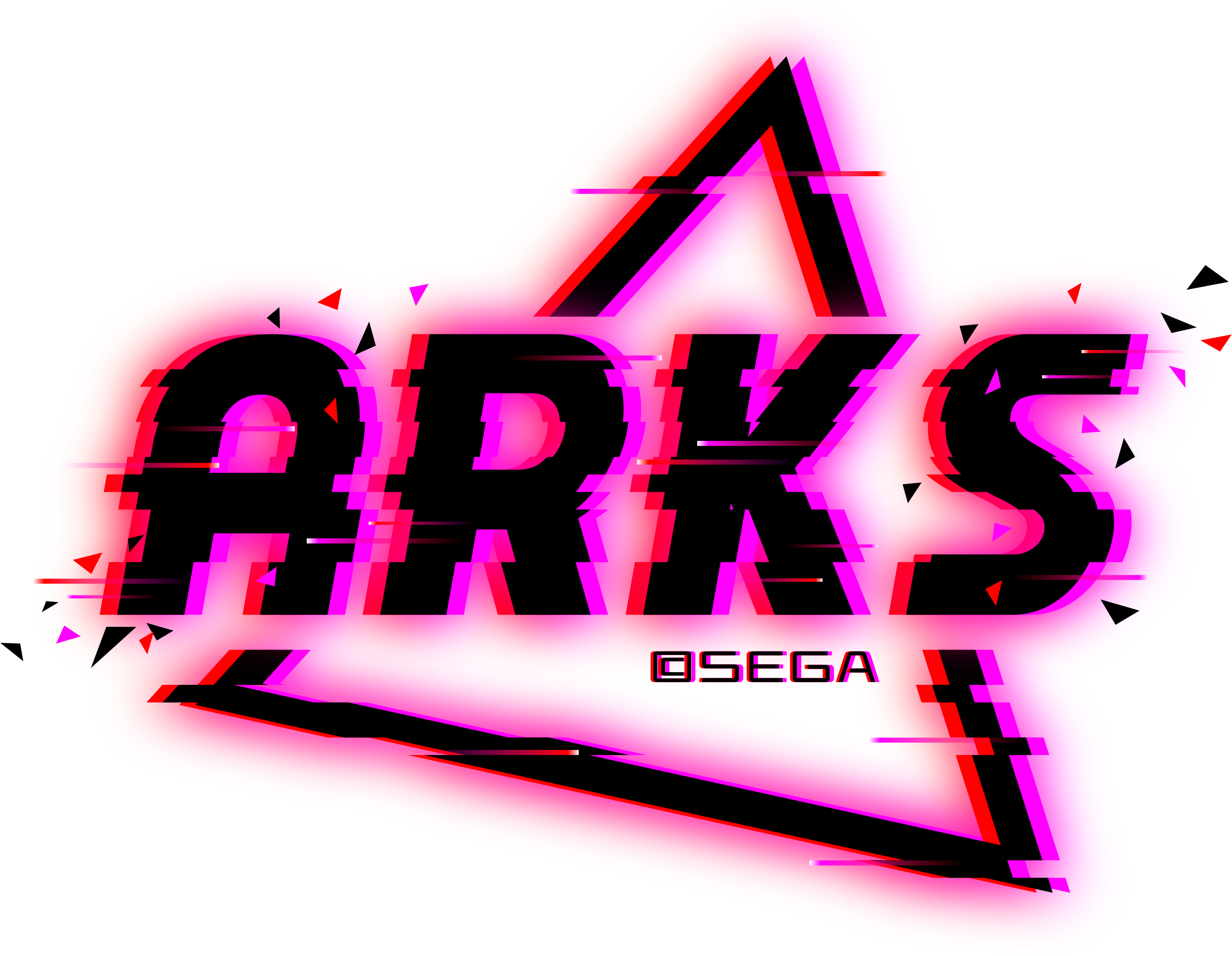 カラーロゴ61_ARKS（グリッチ加工） : PSO2 ／ NGSロゴ置き場【#ma7ロゴ】