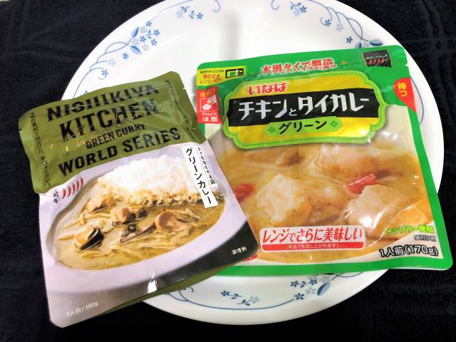 タイカレーのレトルト チキンのグリーンカレー 食べ比べ にしき食品 いなば食品 毎日カレー と タイ料理 By エスニカン タイカレーのレトルト チキンのグリーンカレー 食べ比べ にしき食品 いなば食品 毎日カレー と タイ料理 By エスニカン
