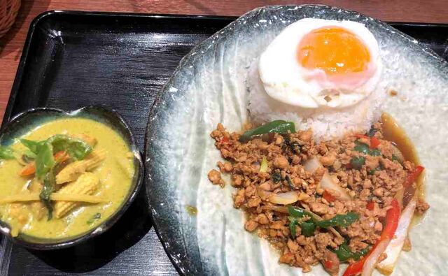 アジアンティーク さいたま新都心店 で ガパオ炒めとグリーンカレー のコンボランチ インド タイ料理店でもハズレとは限らない 毎日カレー と タイ料理 By エスニカン アジアンティーク さいたま新都心店 で ガパオ炒めとグリーンカレー のコンボランチ インド タイ料理店でもハズレとは限らない 毎日カレー と タイ料理 By エスニカン