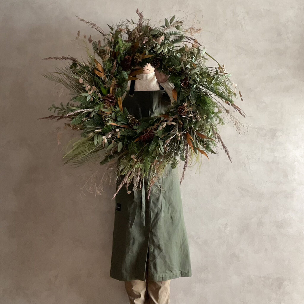 クリスマス準備】巨大リース作りとリース作りのコツ : The essence of life 