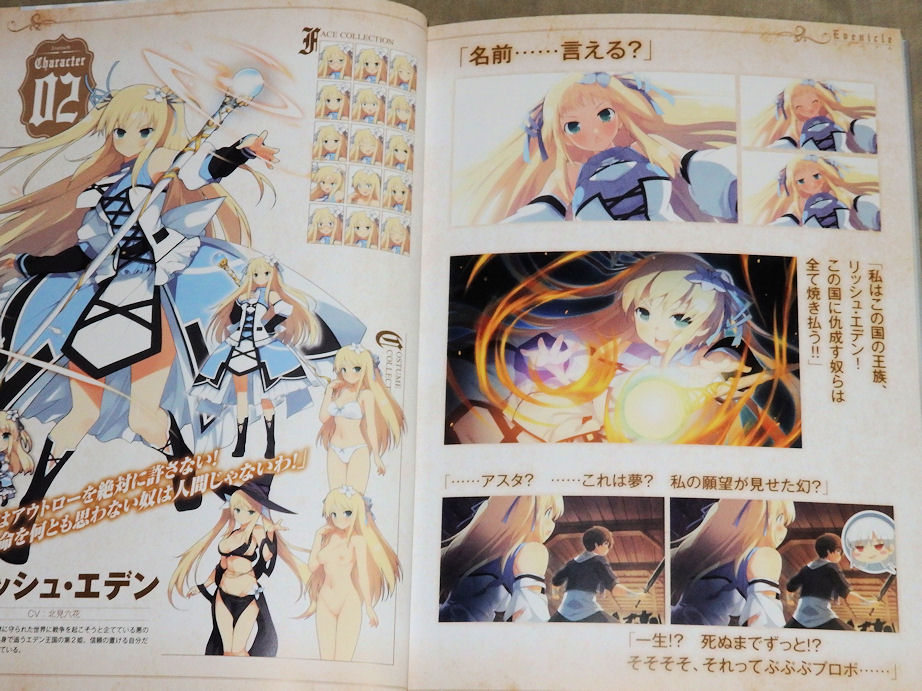 イブニクル』＆『イブニクル2』アートワークス」届いた～。いや～ほんとボリュームあるゲームだよなーと感じる。 MA