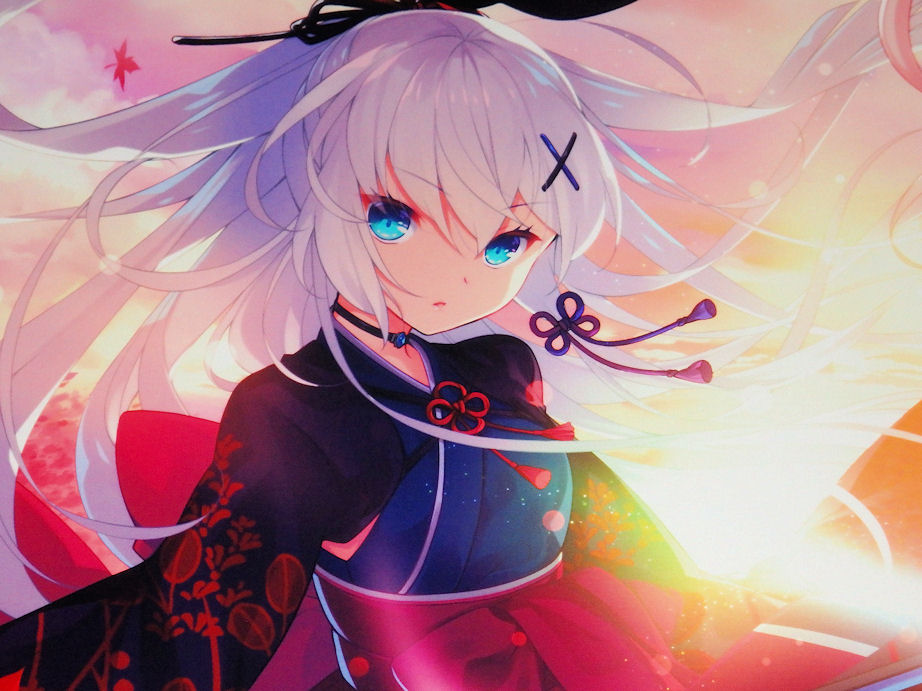 紅月ゆれる恋あかり メタライズアート