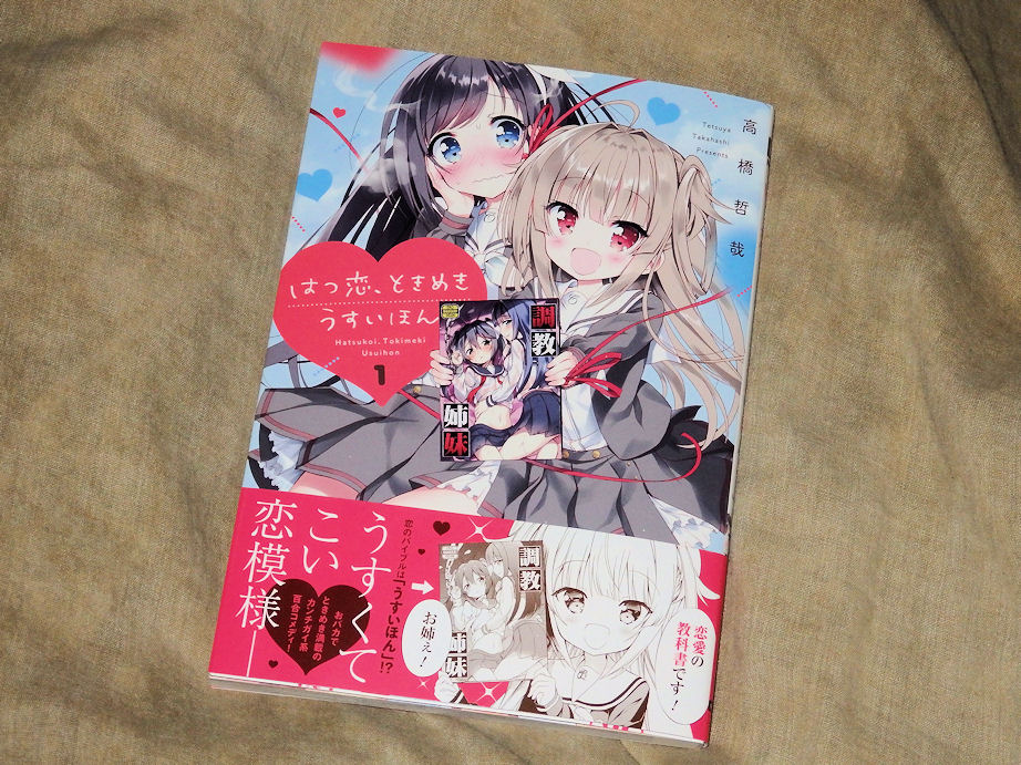はつ恋 ときめき うすいほん 第１巻届いた 同人誌で恋のステップアップをしていく百合カップル Ma Saブログ２