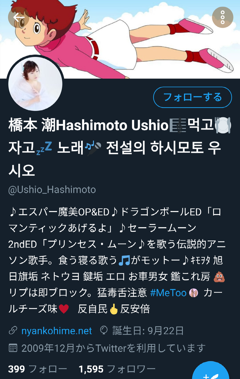 ファンだった有名人のツイッターが 安倍ガー と ネトウヨ どっちがマシ なんj政治ネタまとめ
