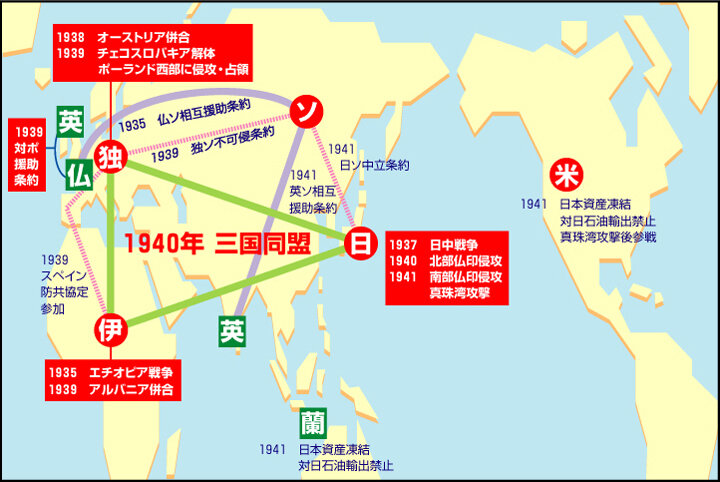 三国同盟 次はイタリア抜きでやろうぜ ｷｬｯｷｬ これ なんj政治ネタまとめ