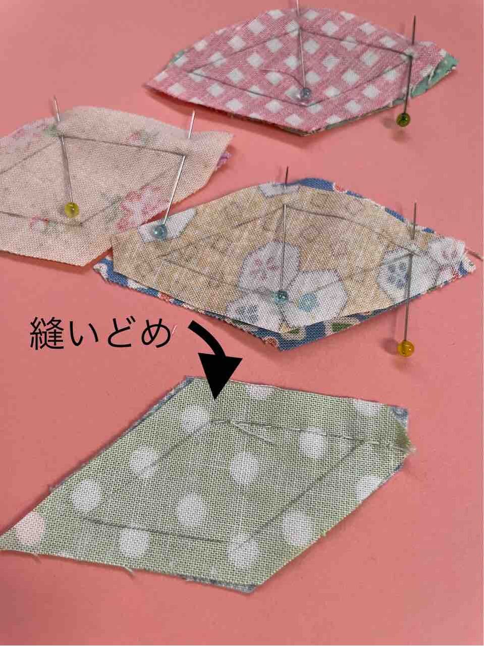 レモンスターの製図 ① : パッチワークを始めましょう
