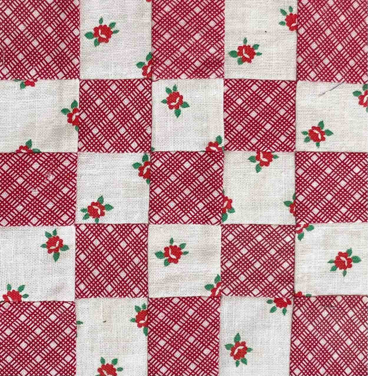 パッチワークキルト　レトロな四角つなぎのキルト パッチワークキルト 四角つなぎのキルト - メルカリ