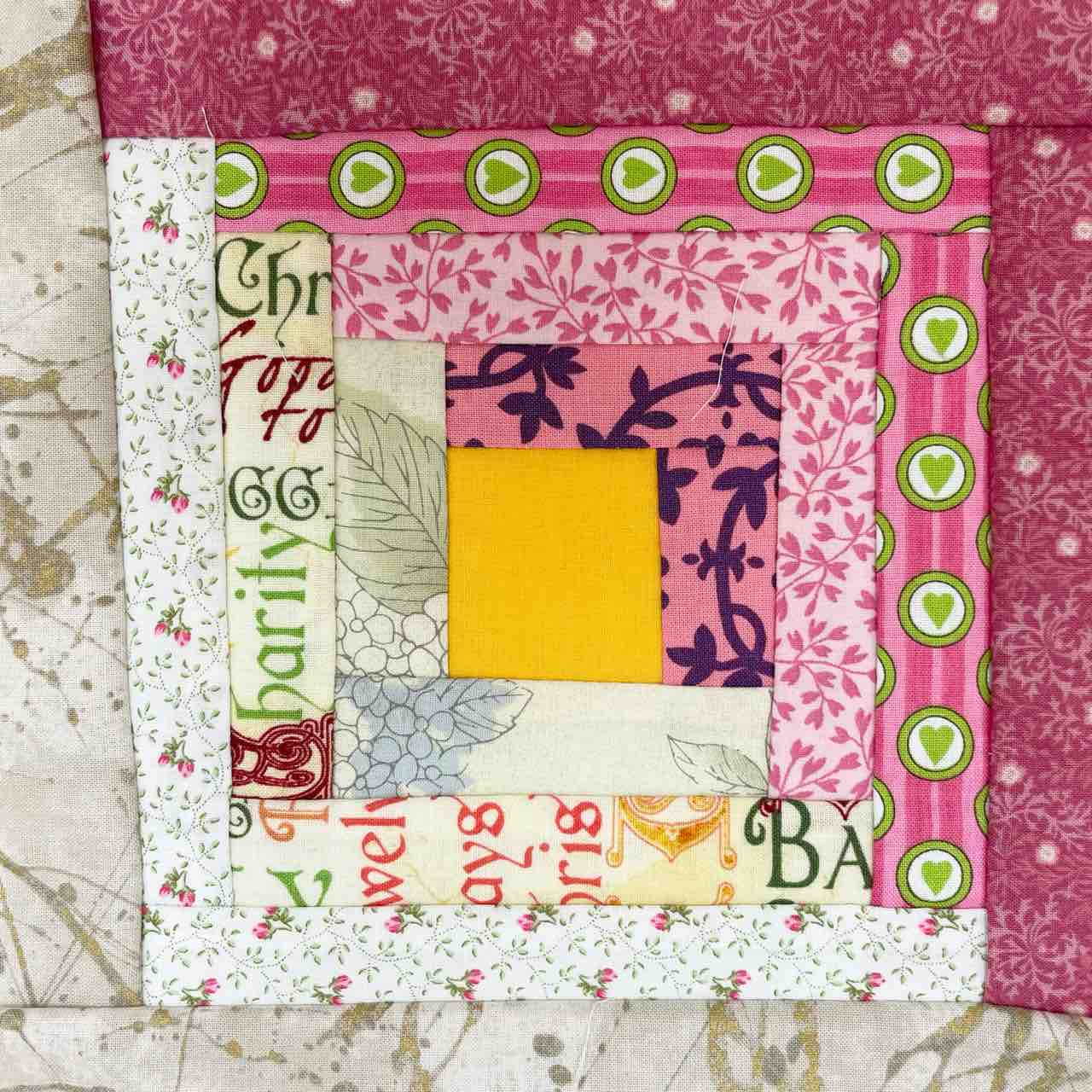 ログキャビン 1 : パッチワークを始めましょう