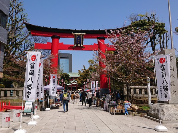 富岡八幡宮骨董市
