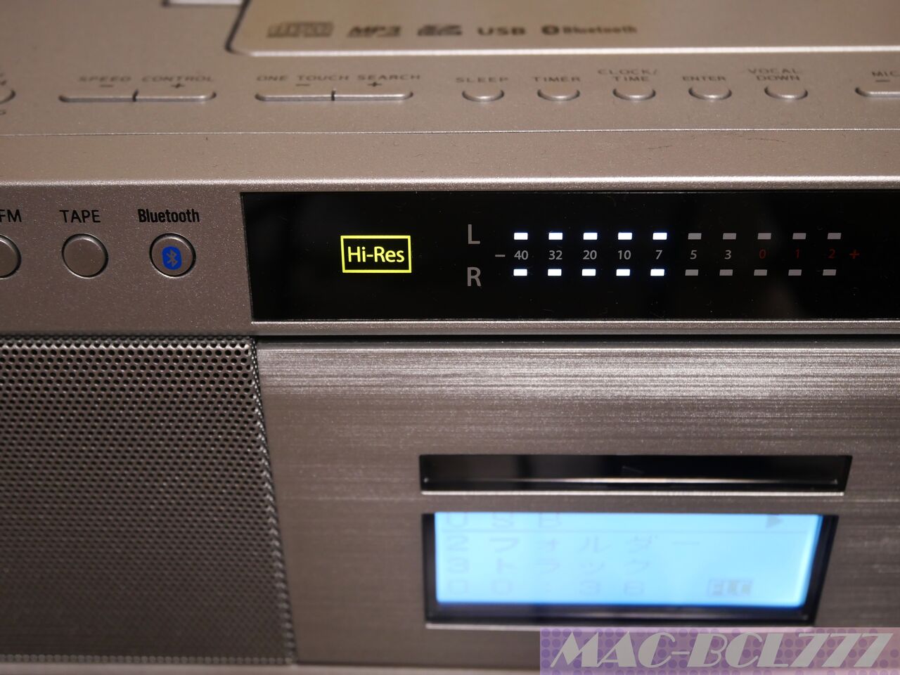 在庫一掃】 東芝 ハイレゾ対応SD USB CDラジカセTOSHIBA Aurex TY-AK2