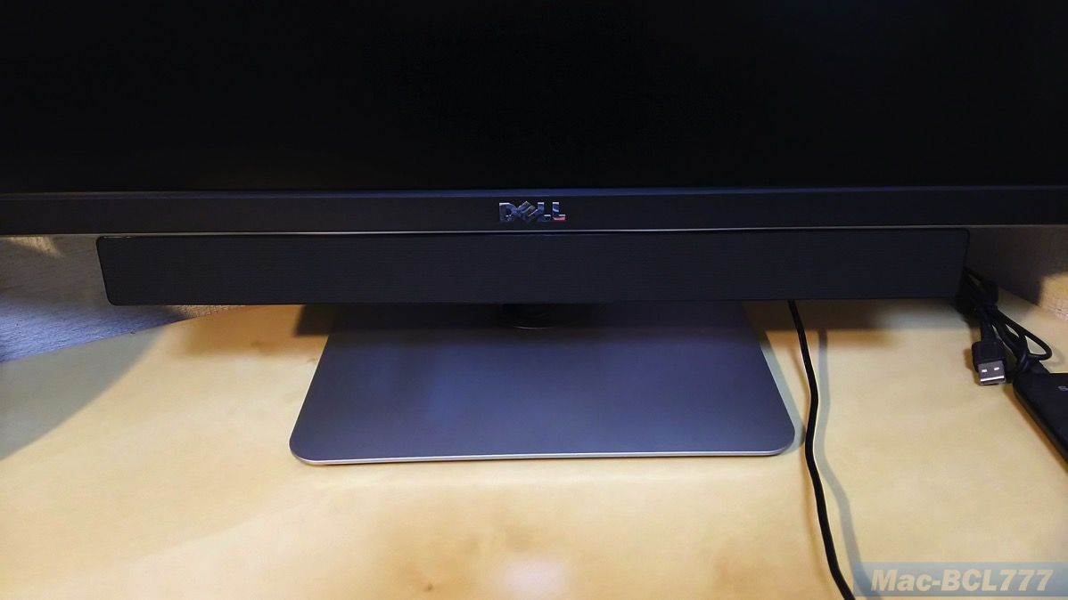 Dell ディスプレイ専用スピーカー Ac511 サウンドバー Macとbclと無線の時間