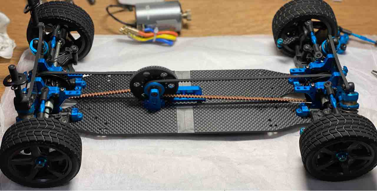 タミヤTRF420 H2RD ミッドコンバージョン H2 Racing Tamiya TRF420 Mid-motor conversion kit Announced