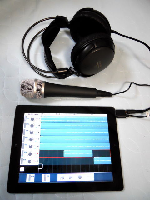 iPad + iRig Mic セッティング例