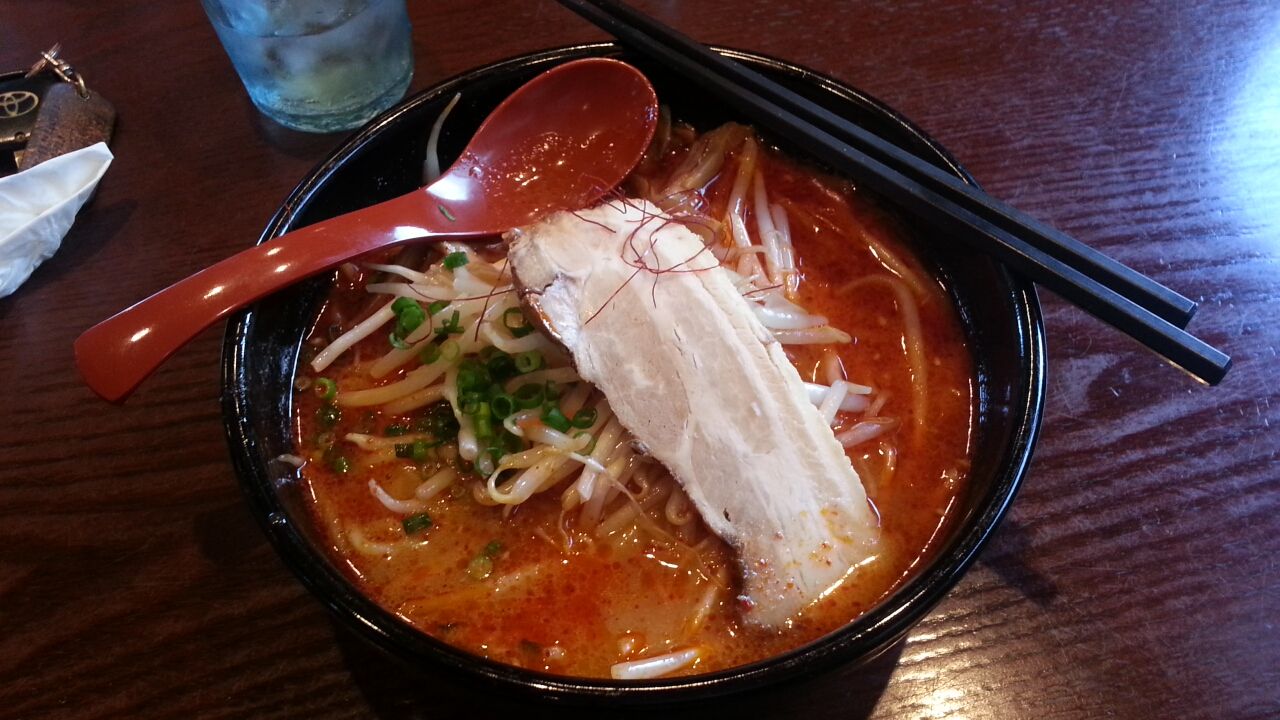 2013.12.31 仙台市太白区「せん家 南仙台店」 激辛みそラーメン(2辛