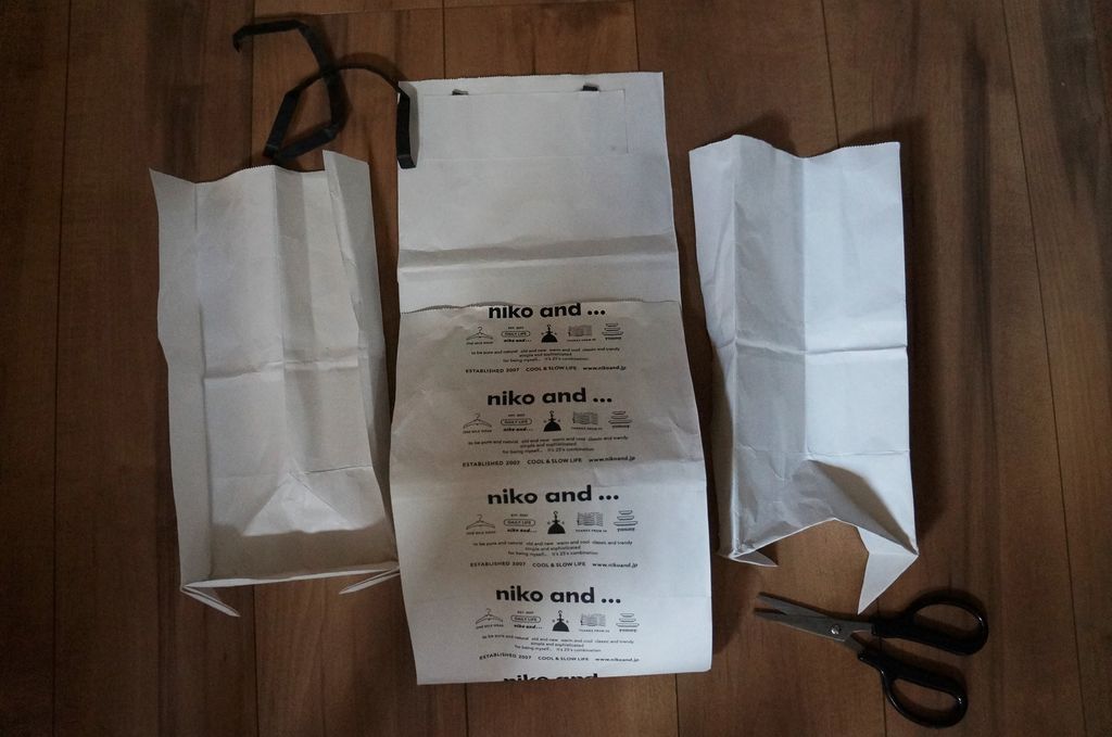 ニコアンドの紙袋収納とかダイソーのねんどケースとか ほんまフツー Live Love Laugh Maca Home