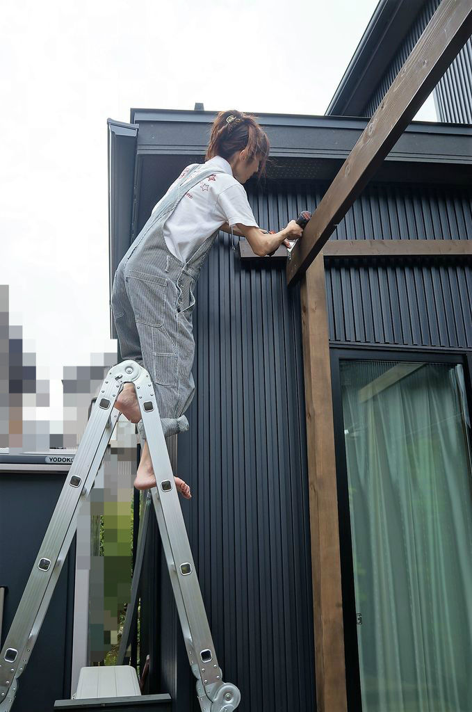 屋根のあるウッドデッキをdiy 屋根の骨組み作るよー Live Love Laugh Maca Home 屋根のあるウッドデッキをdiy 屋根の骨組み作るよー Live Love Laugh Maca Home