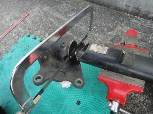 Stance車高調 ナックル加工 溶接依頼編 週末ガレージ日記