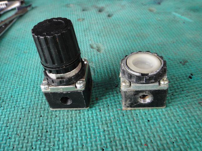 コンプレッサーレギュレーター交換 週末ガレージ日記