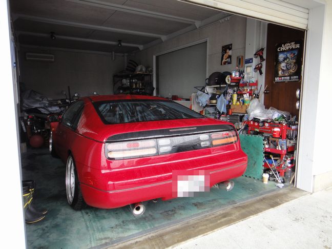 マフラー傾き修正 検証編 週末ガレージ日記