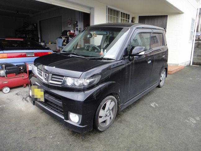 Zest Spark マフラー交換 週末ガレージ日記 Zest Spark マフラー交換 週末ガレージ日記