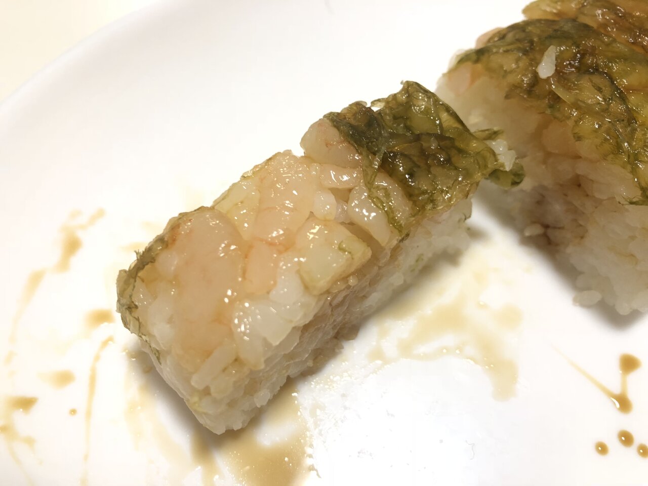 だし香る甘エビ寿し 高野商店 駅弁を食べたら書くブログ 仮 だし香る甘エビ寿し 高野商店 駅弁を食べたら書くブログ 仮