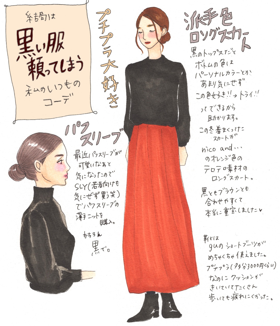 服について 綺麗をひと匙 Illustrator Machiのゆるゆる美容暮らし