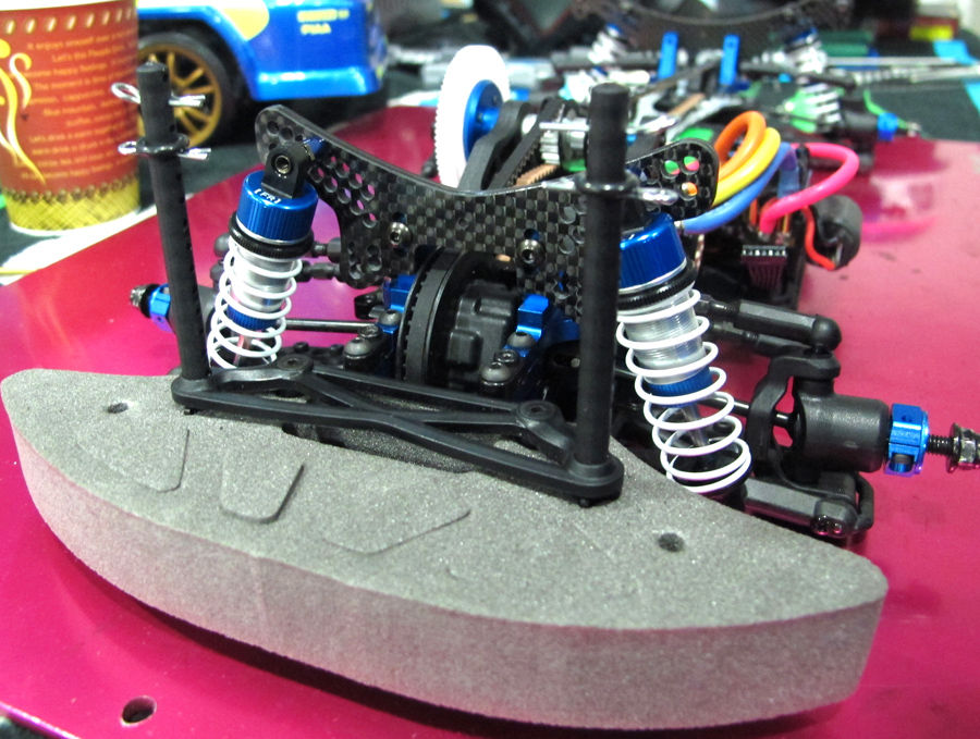 ラジドリメカ付きDIB フロント減速4駆シャーシ（TNレーシング）