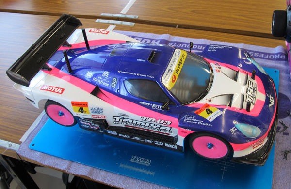 TA06に『EBBRO350R』ボディーを試してみる。IFSで！(｀・ω
