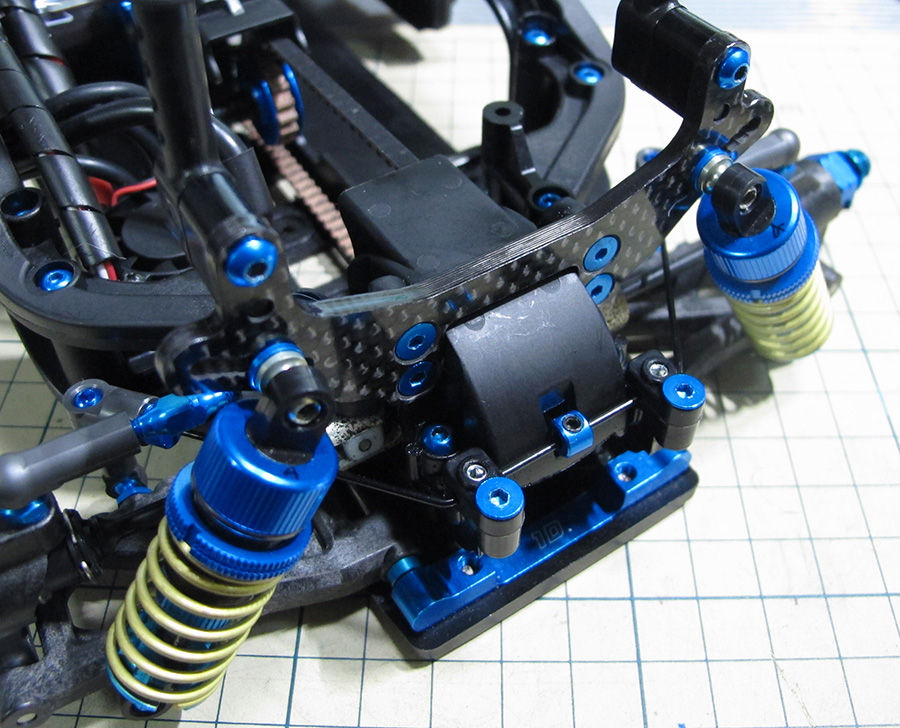 タミヤ M07 オプションパーツセット カーボンダンパーステー等 部品取り車 タミヤ M07 オプションパーツセット カーボンダンパーステー等