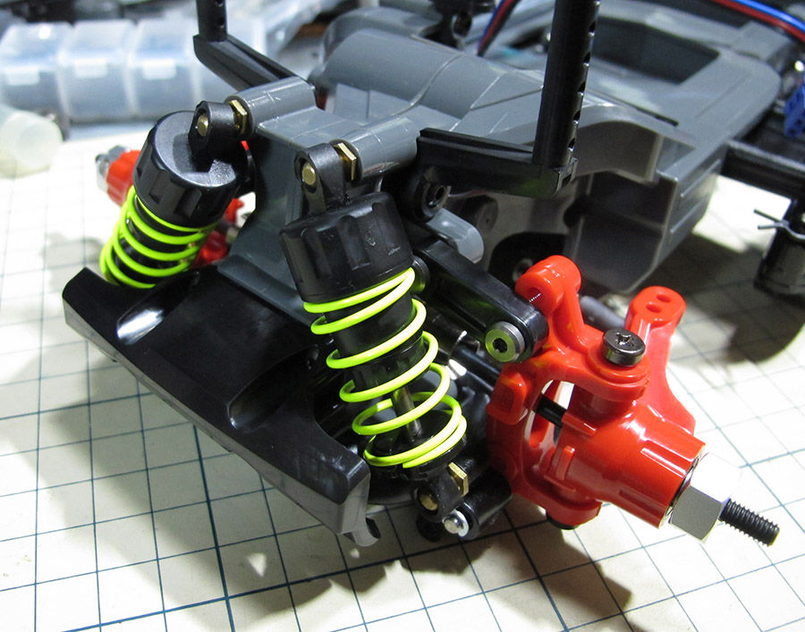 MF-01X組立】足回り～メカ積み : MachineのRC道