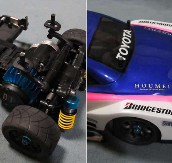 Mシャーシ無制限クラスのために、M-04で色々やってみる