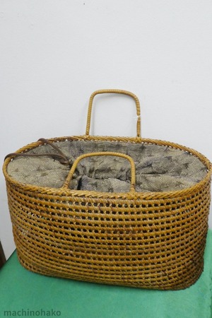 竹かご　巾着　竹カゴ　竹籠　和バック　和バッグ