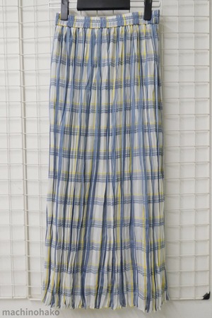 スカート　AuieF プリーツ　チェック　軽い