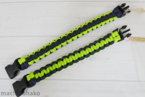 パラコード　ブレスレット　Lサイズ　パラコードブレス　パラコードブレスレット　パラシュートの紐　手編み　編み物