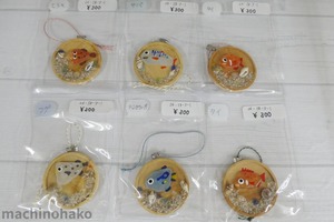 オーナメント シーグラス 貝殻 シーガラス 鯛 タイ ヒラメ 鯖 サバ フグ ナンヨウハギ